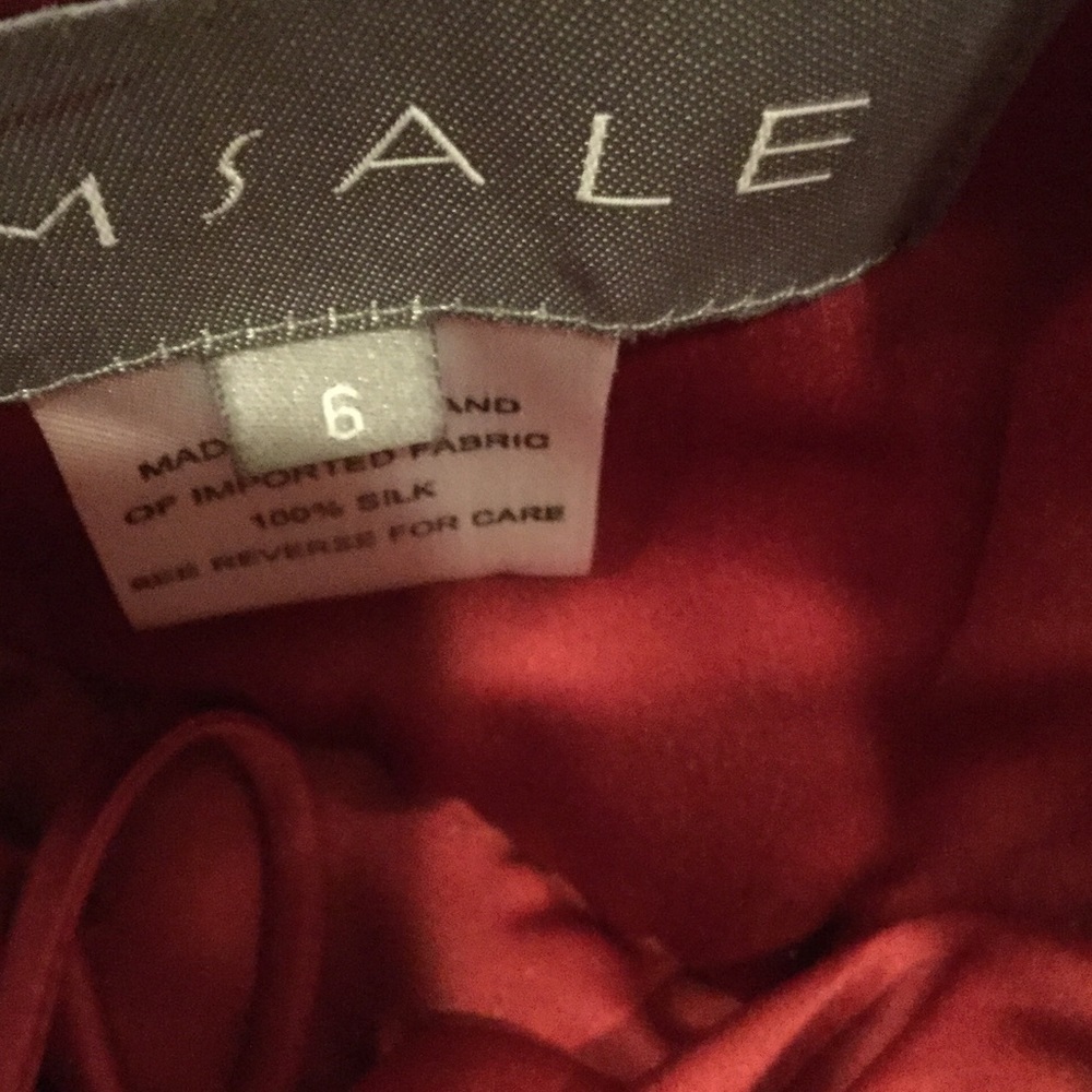 AMSALE 100% Silk G629C LONG BRIDESMAID DRESS New - Picture 3 of 7